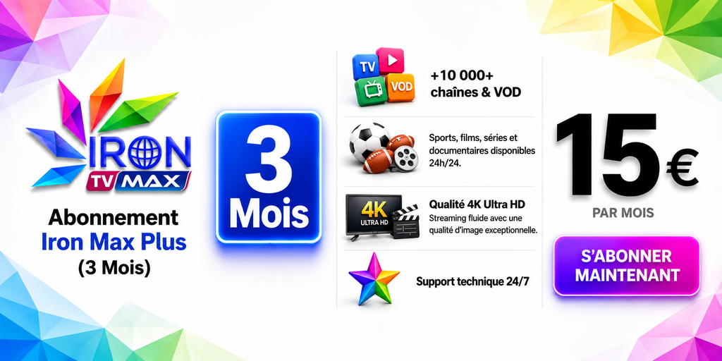 Abonnement Iron Max Premium (3 mois)
